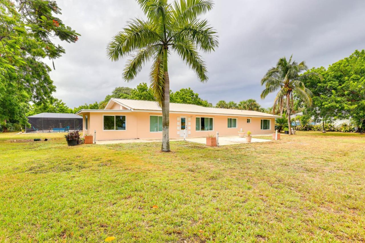 Waterfront Treasure Coast Home With Pool And Lanai! Fort Pierce Exterior foto